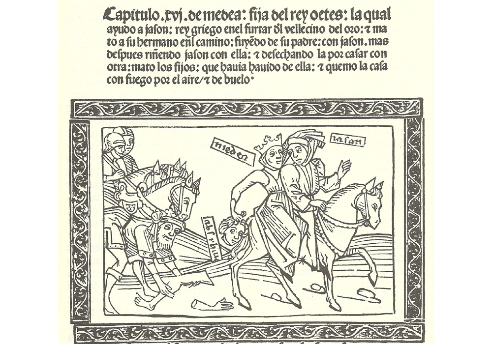 Libro Mujeres Ilustres-Boccaccio-Hurus-Incunabula & Ancient Books-facsimile book-Vicent García Editores-4 Medea